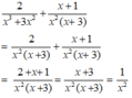 Bài tập: Phép cộng các phân thức đại số | Lý thuyết và Bài tập Toán 8 có đáp án