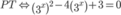 PT \Leftrightarrow {\left( {{3^x}} \right)^2} - 4\left( {{3^x}} \right) + 3 = 0