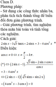 (2sinx-1)(2cos2x 2sinx 1)=3-4cos2x - Hoc24